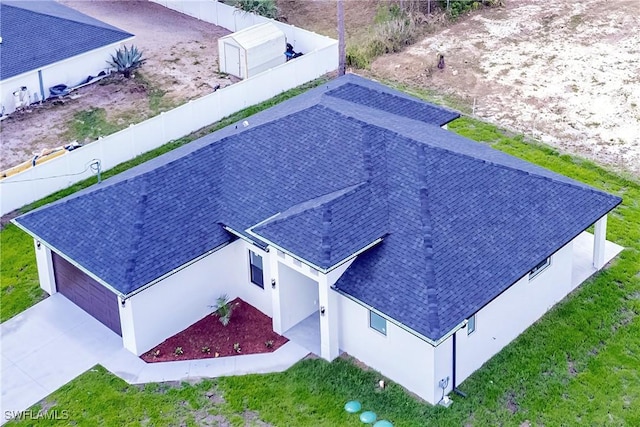 aerial view of property and surrounding area