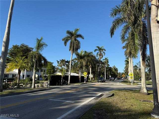 view of road