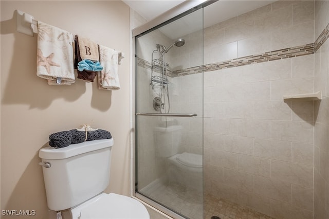 902 SW 48th Ter Unit 104, Cape Coral, FL 33914 - bathroom featuring toilet and a stall shower
