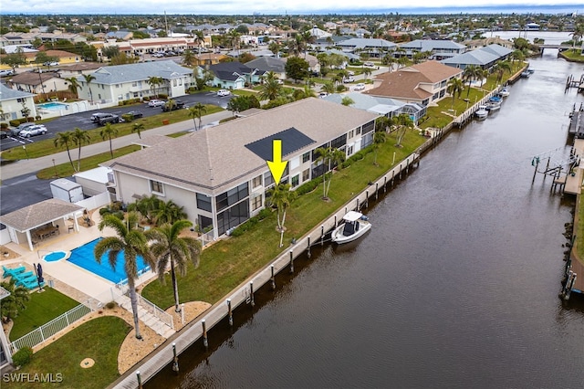 902 SW 48th Ter Unit 104, Cape Coral, FL 33914 - aerial perspective of suburban area with a nearby body of water
