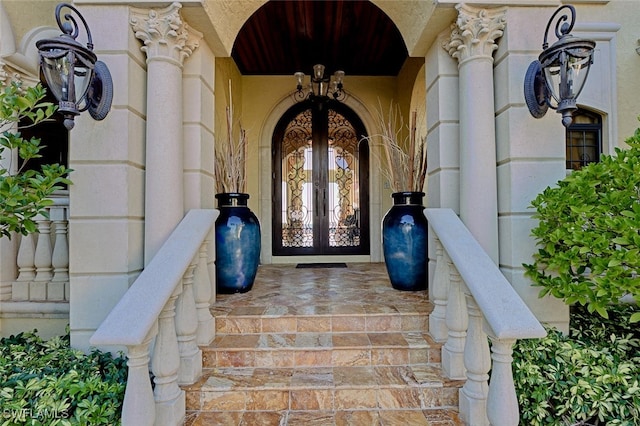 2704 Shriver Dr, Fort Myers, FL 33901 - doorway to property with french doors