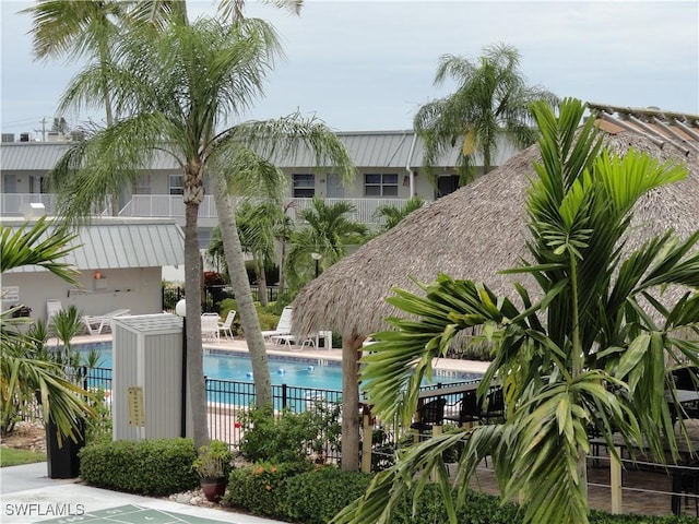 view of swimming pool