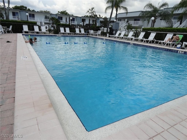 view of pool