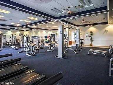 view of exercise room