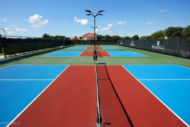 view of sport court featuring basketball court