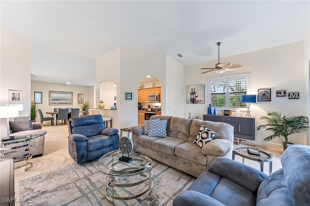 view of living room