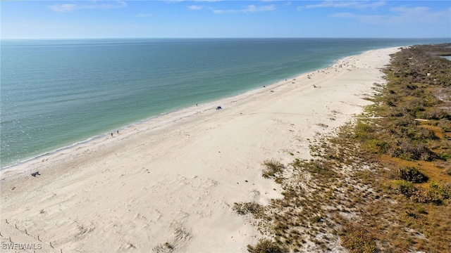 water view featuring a view of the beach