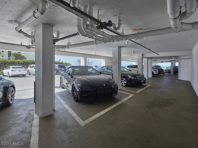 view of parking deck