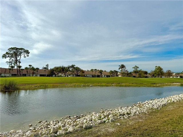 view of water feature