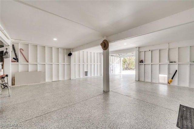 3025 Turtle Gait Ln, Sanibel, FL 33957 - garage with recessed lighting