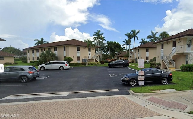 view of car parking