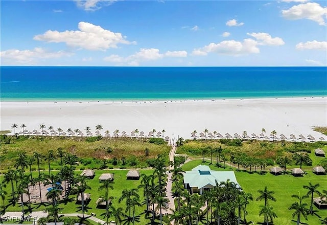 water view with a beach view