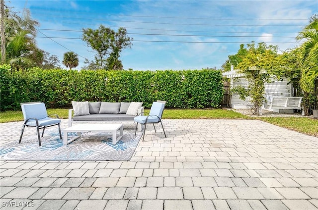 view of patio / terrace with outdoor lounge area