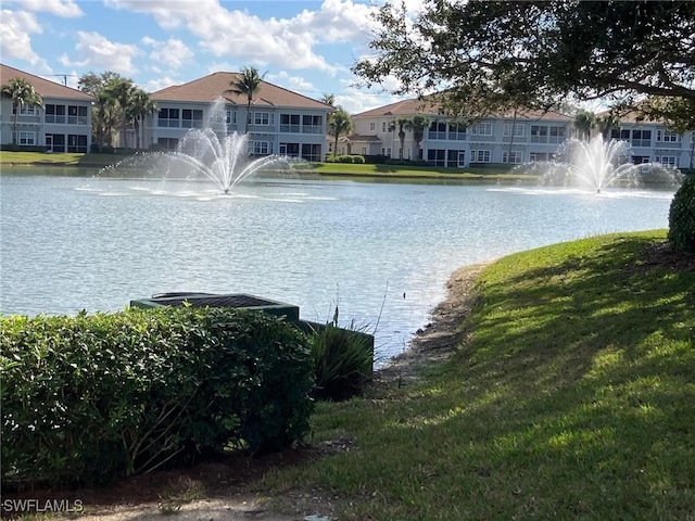 view of water feature