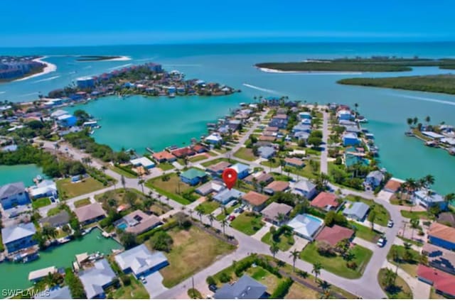 116 Capri Blvd, Naples, FL 34113 - bird's eye view with a water view and a residential view
