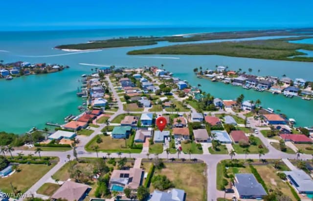 116 Capri Blvd, Naples, FL 34113 - drone / aerial view featuring a residential view and a water view