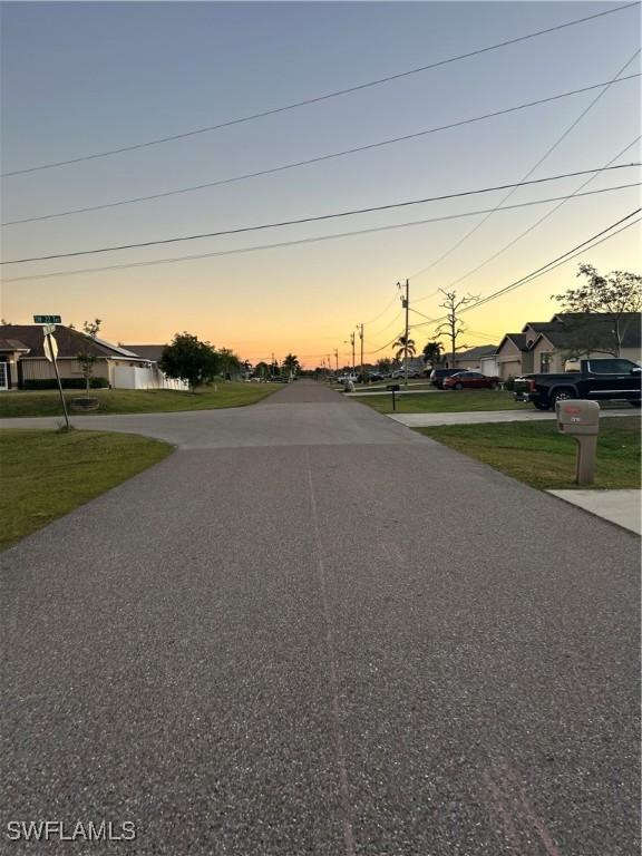 view of road