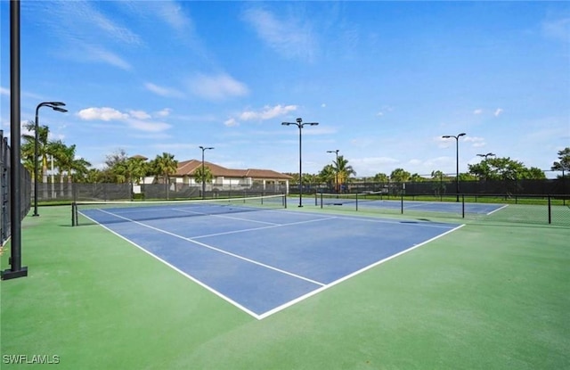 view of sport court