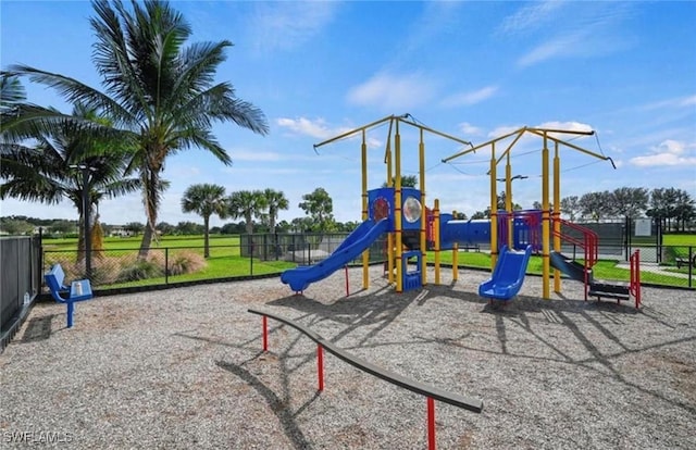 view of play area