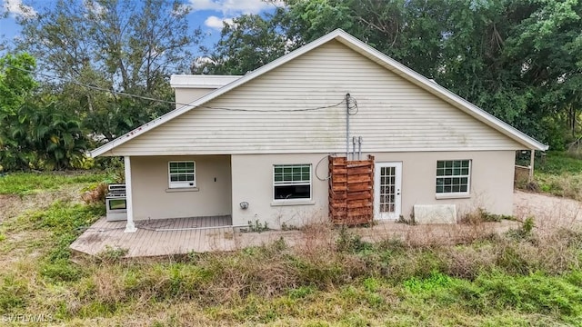 view of rear view of property