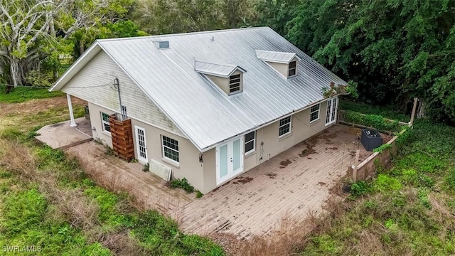 view of rear view of property