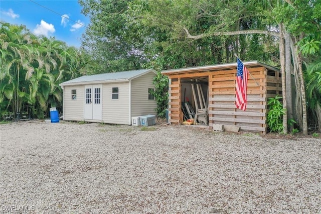 view of outbuilding