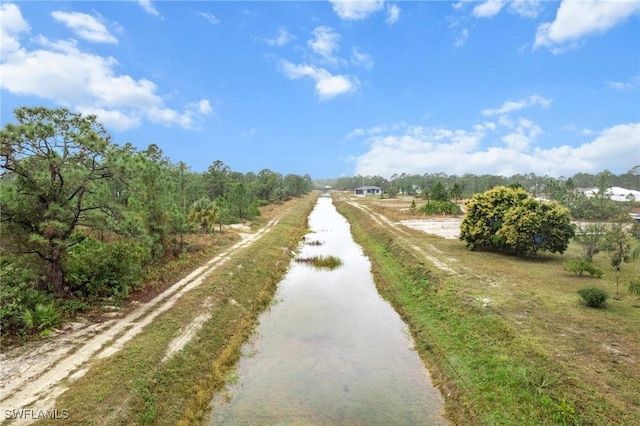 view of street featuring a rural view