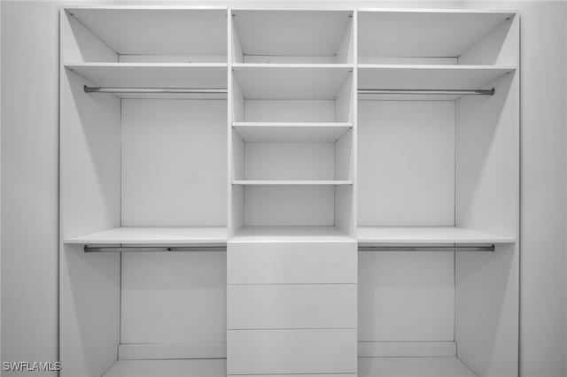 view of closet