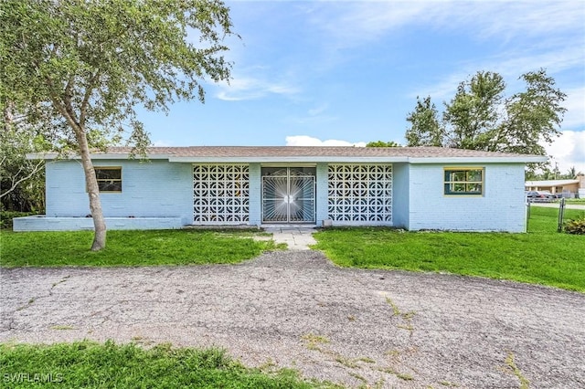 view of ranch-style house