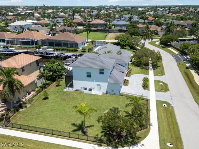 drone / aerial view featuring a residential view