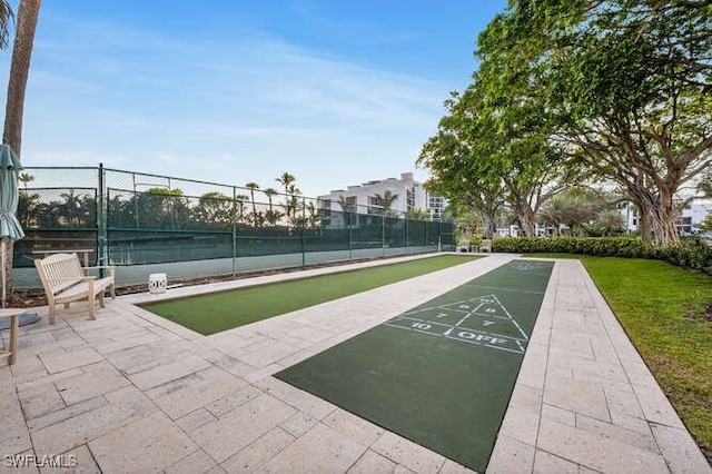 2340 Gulf Shore Blvd N Unit 108, Naples, FL 34103 - view of community with shuffleboard and a bocce ball area