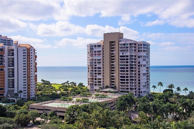 view of property featuring a water view