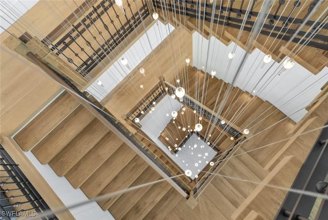 view of staircase