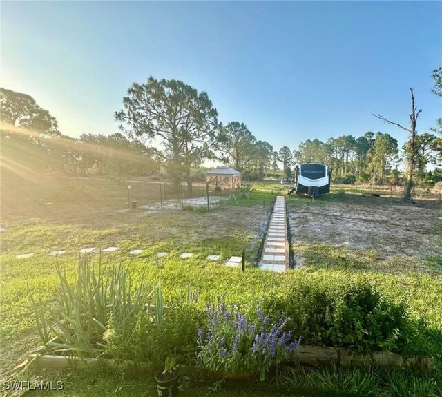 4091 56th Ave NE, Naples, FL 34120 - view of yard with a gazebo and a detached carport