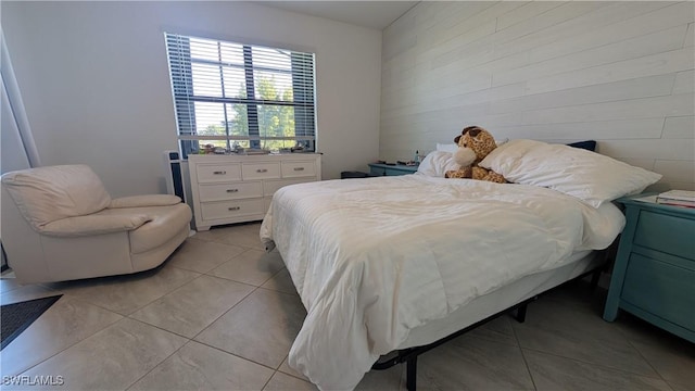 view of tiled bedroom