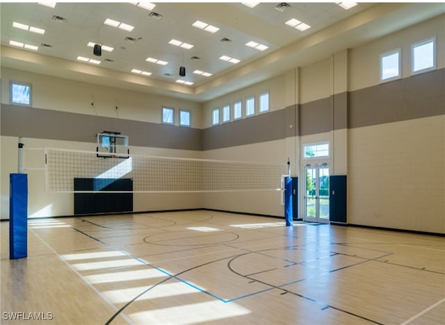 view of basketball court