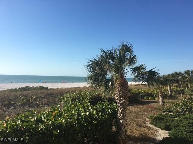 property view of water featuring a view of the beach