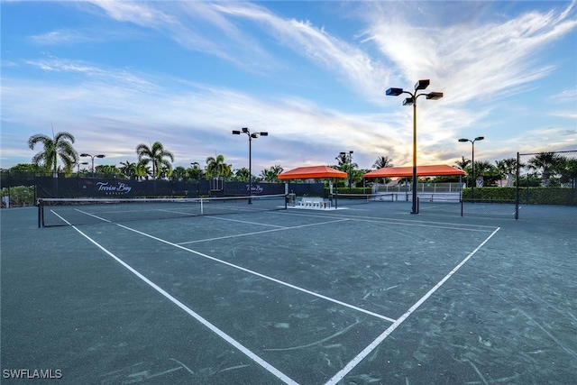 view of tennis court