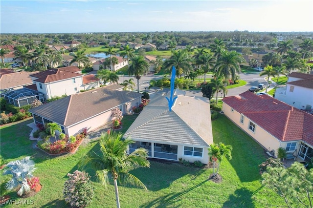 birds eye view of property featuring a residential view