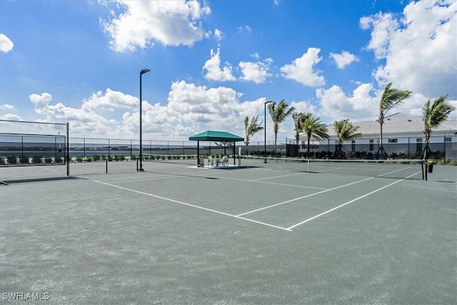 view of sport court