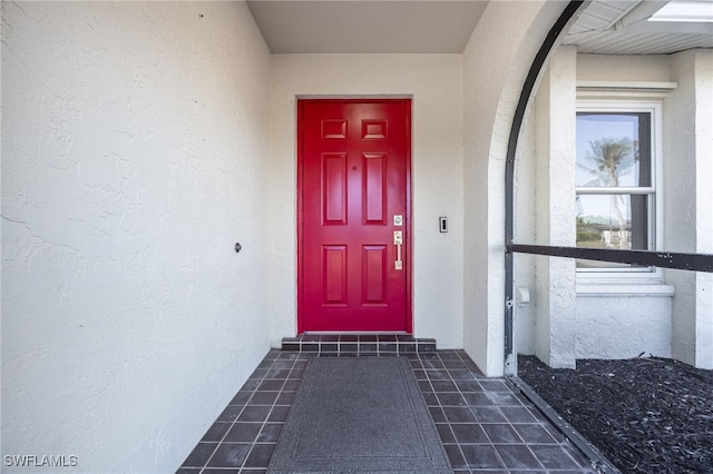 view of property entrance