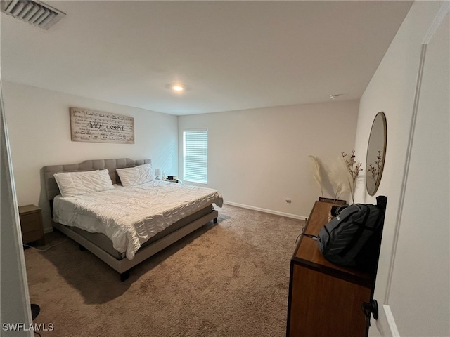 bedroom featuring carpet floors