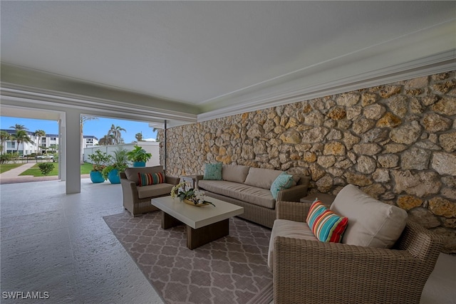 1977 Gulf Shore Blvd N Unit 306, Naples, FL 34102 - living area with carpet
