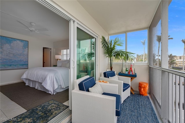 1977 Gulf Shore Blvd N Unit 306, Naples, FL 34102 - bedroom with multiple windows, tile patterned floors, and baseboards