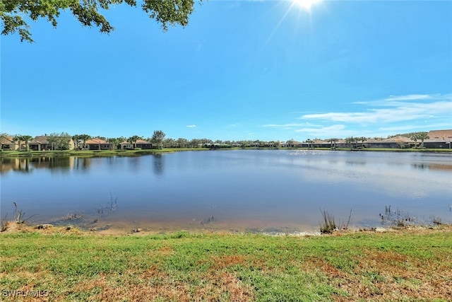 property view of water