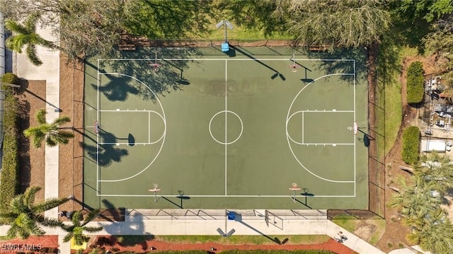 view of sport court