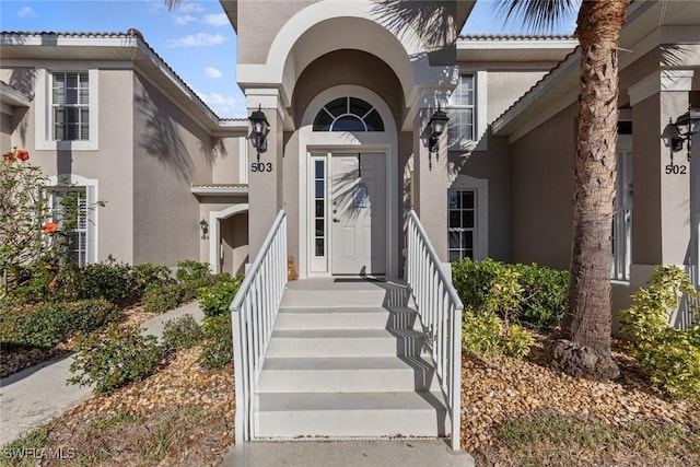 view of property entrance