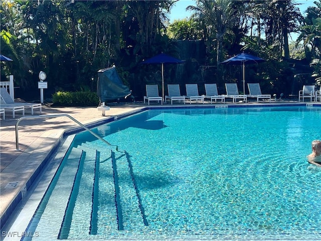 community pool featuring a patio