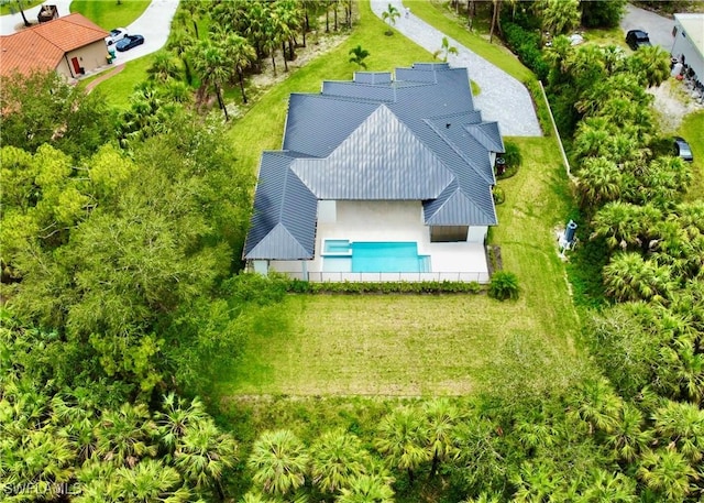 740 13th St NW, Naples, FL 34120 - view of subject property with a pool area