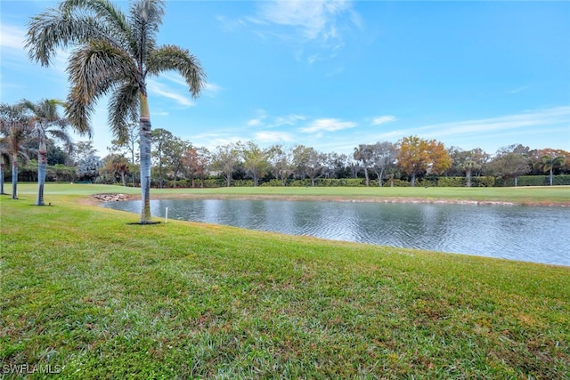 property view of water